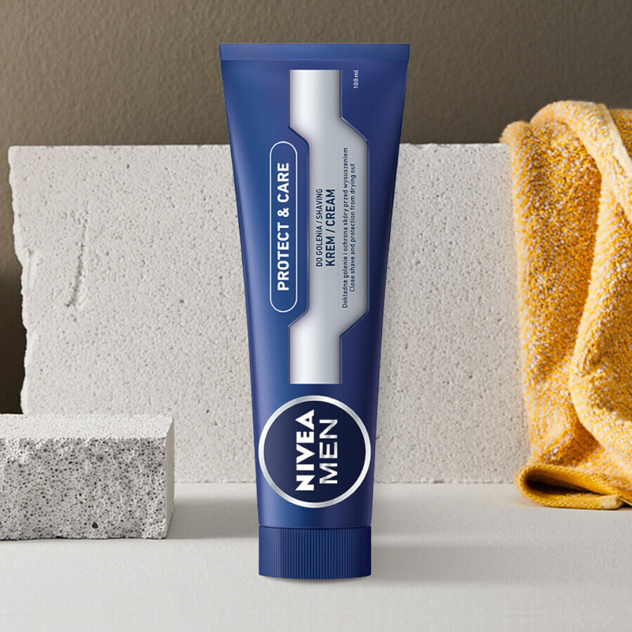 Shop Nivea Men Protect amp; Care Rasiercreme, 100ml Nivea Men Protect amp; Care Rasiercreme, 100ml