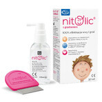 Pipi Nitolic, Spray zur Beseitigung von Läusen und Nissen, 30 ml + Kamm Pipi Nitolic, Spray zur Beseitigung von Läusen und Nissen, 30 ml + Kamm