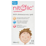 Pipi Nitolic, spray to eliminate lice and grasshoppers, 30 ml + comb