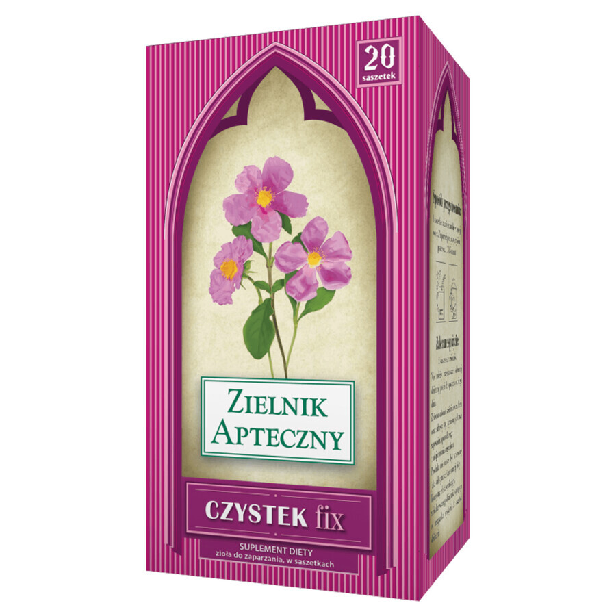 Cumpără Herbapol Apteczny Czystek Fix, 2 g x 20 pliculețe Herbapol Apteczny Czystek Fix, 2 g x 20 pliculețe
