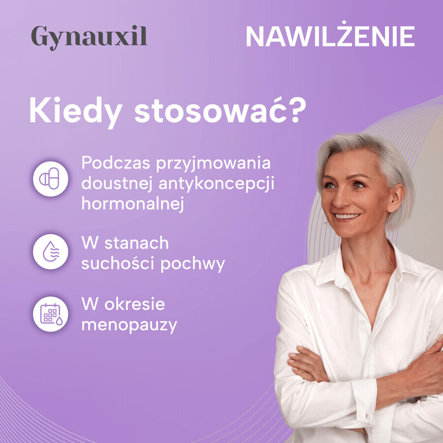 Gynauxil, glóbulos vaginales, 10 unidades