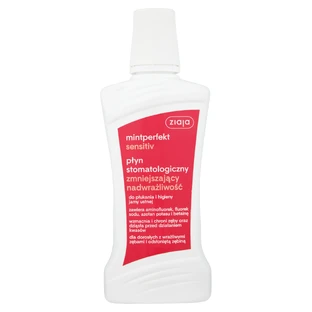 Ziaja Mintperfekt Sensitiv, bain de bouche dentaire, réduisant l'hypersensibilité, 500 ml