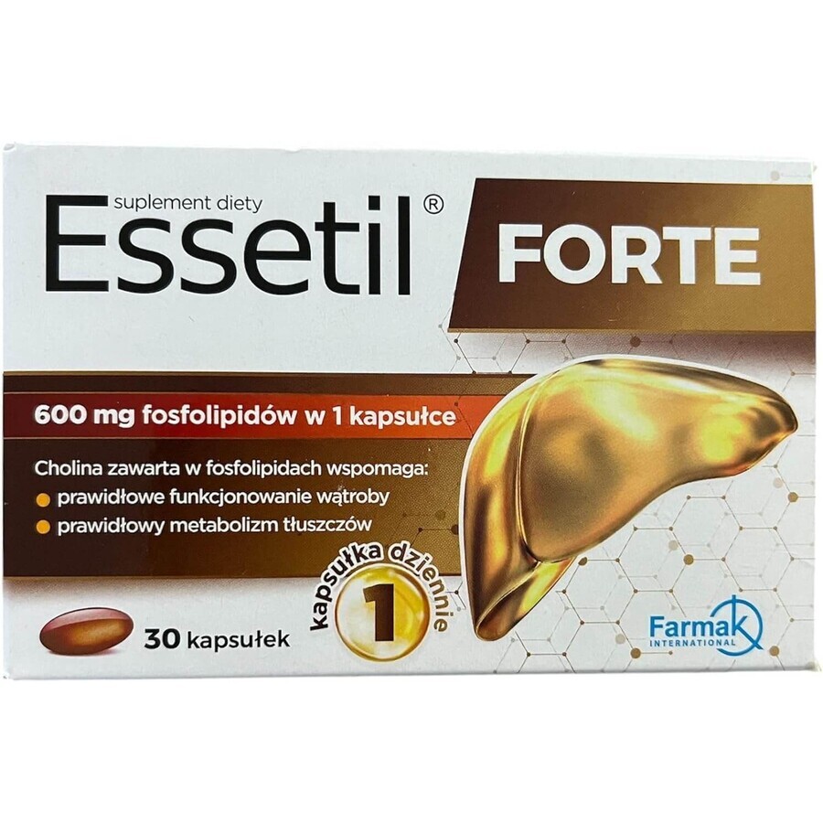 Essetil Forte 600 mg, 30 capsules