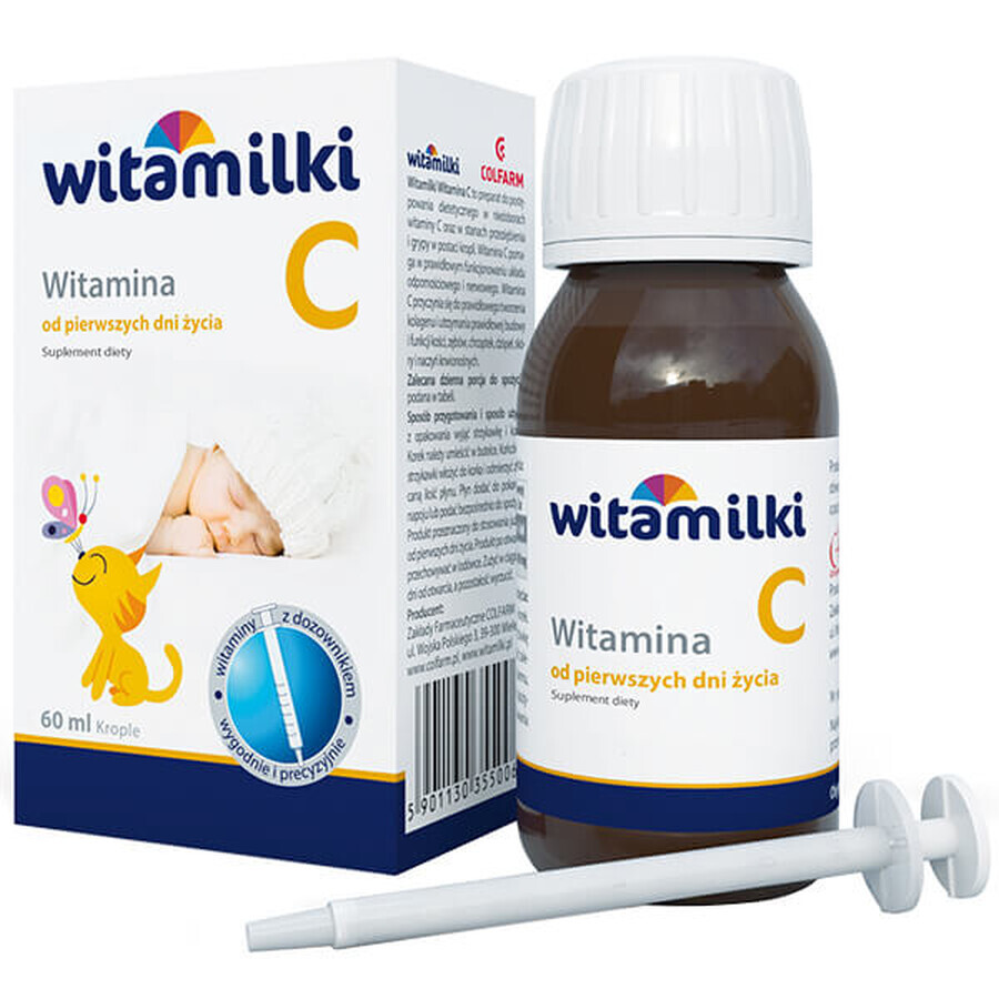 Acquista Vitamina C Gocce per Bambini dalla Nascita 60ml - Integratore per Neonati - Protezione Naturale per la Salute e l Immunità. Vitamina C Gocce per Bambini dalla Nascita 60ml - Integratore per Neonati - Protezione Naturale per la Salute e l Immunità.