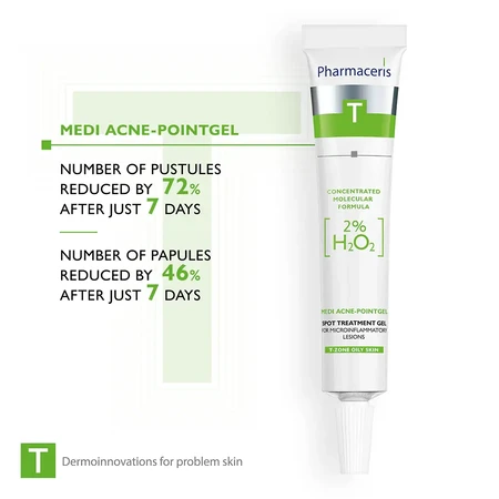 Pharmaceris T Medi Acne Point-Gel, point gel for localized microinflammatory lesions 2% H2O2, 10 ml