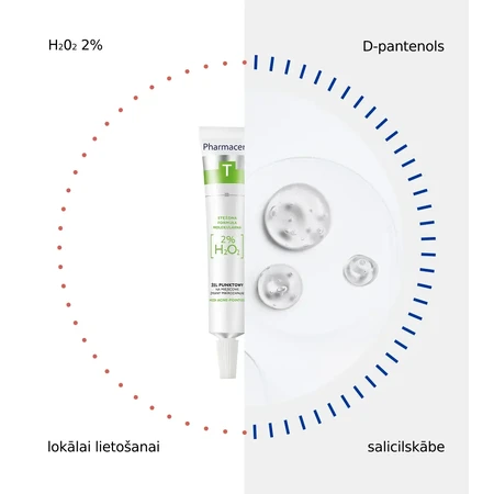 Pharmaceris T Medi Acne Point-Gel, point gel for localized microinflammatory lesions 2% H2O2, 10 ml