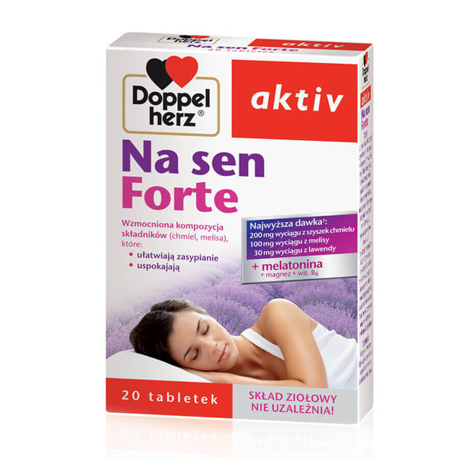 Cumpără Doppelherz aktiv Na sen Forte, 20 comprimate Doppelherz aktiv Na sen Forte, 20 comprimate