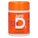 ApoD3 Max 4000 UI, 60 cápsulas ApoD3 Max 4000 UI, 60 cápsulas