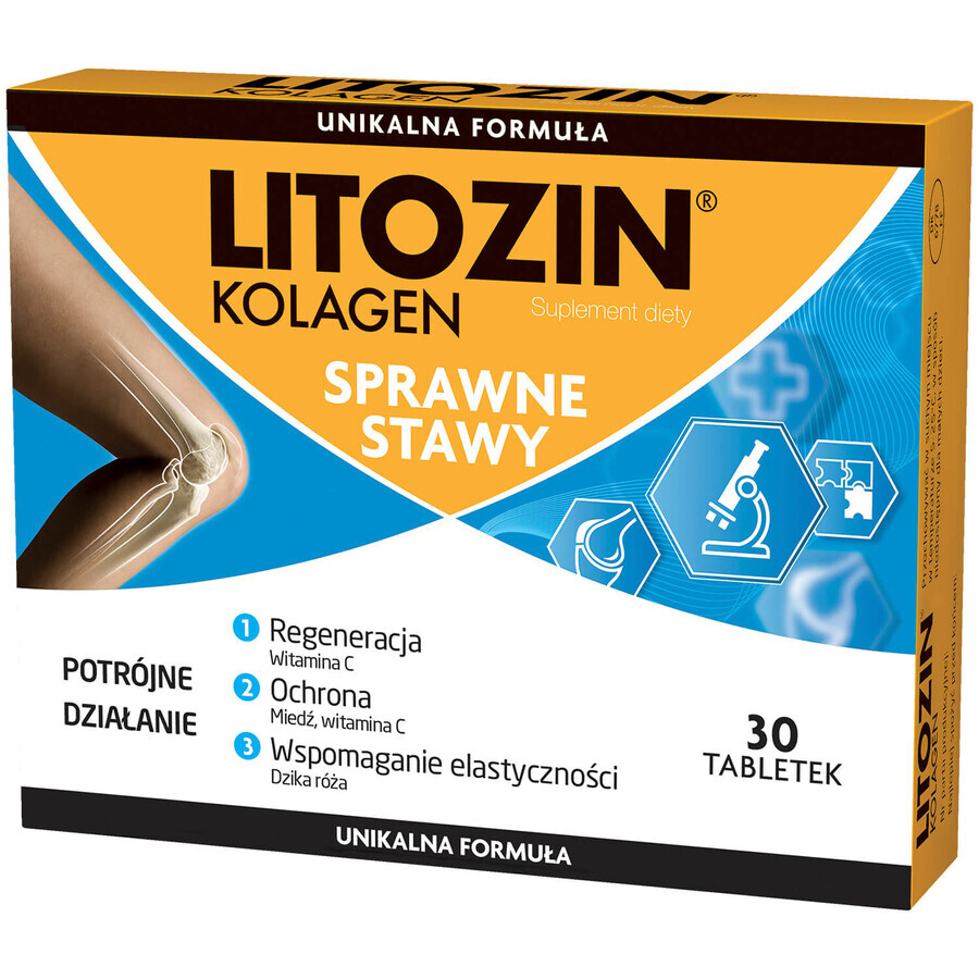 Acquista Integratore alimentare con collagene - 30 compresse Acquista ora! Integratore alimentare con collagene - 30 compresse Acquista ora!