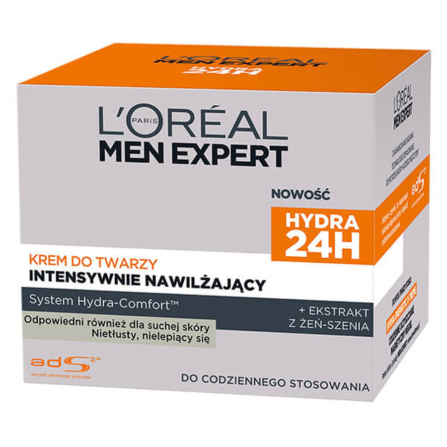 Acquista L Oreal Parigi Uomo Esperto Hydra 24H Crema Viso Idratante Intensiva, 50ml L Oreal Parigi Uomo Esperto Hydra 24H Crema Viso Idratante Intensiva, 50ml