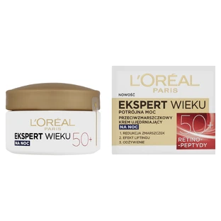 L'Oréal Age Expert 50+, anti-rimpel en verstevigende nachtcrème, 50 ml