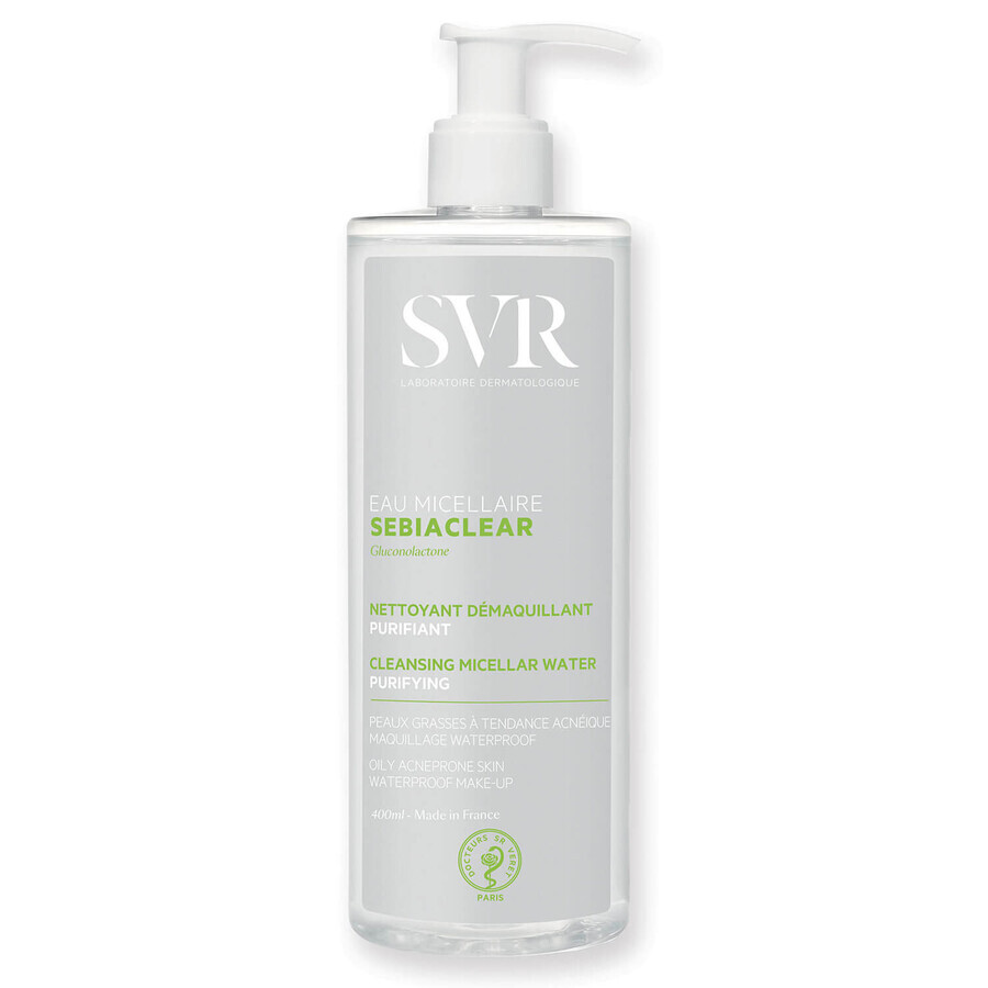 Boutique SVR Sebiaclear Eau Micellaire, fluide micellaire, 400 ml SVR Sebiaclear Eau Micellaire, fluide micellaire, 400 ml