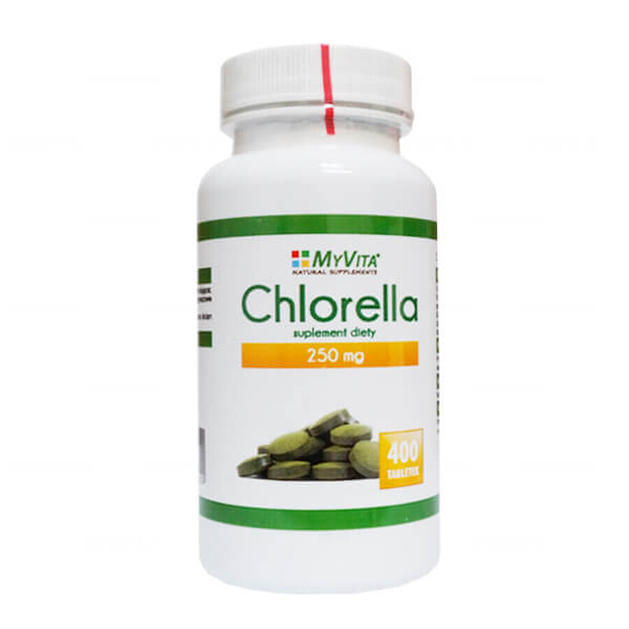 Buy MyVita Chlorella, cell wall rupture, 400 tablets MyVita Chlorella, cell wall rupture, 400 tablets