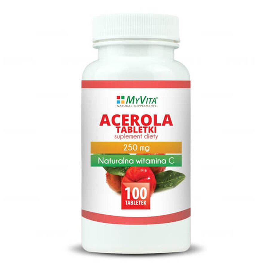 Comprar MyVita Acerola, vitamina C natural, 100 comprimidos MyVita Acerola, vitamina C natural, 100 comprimidos