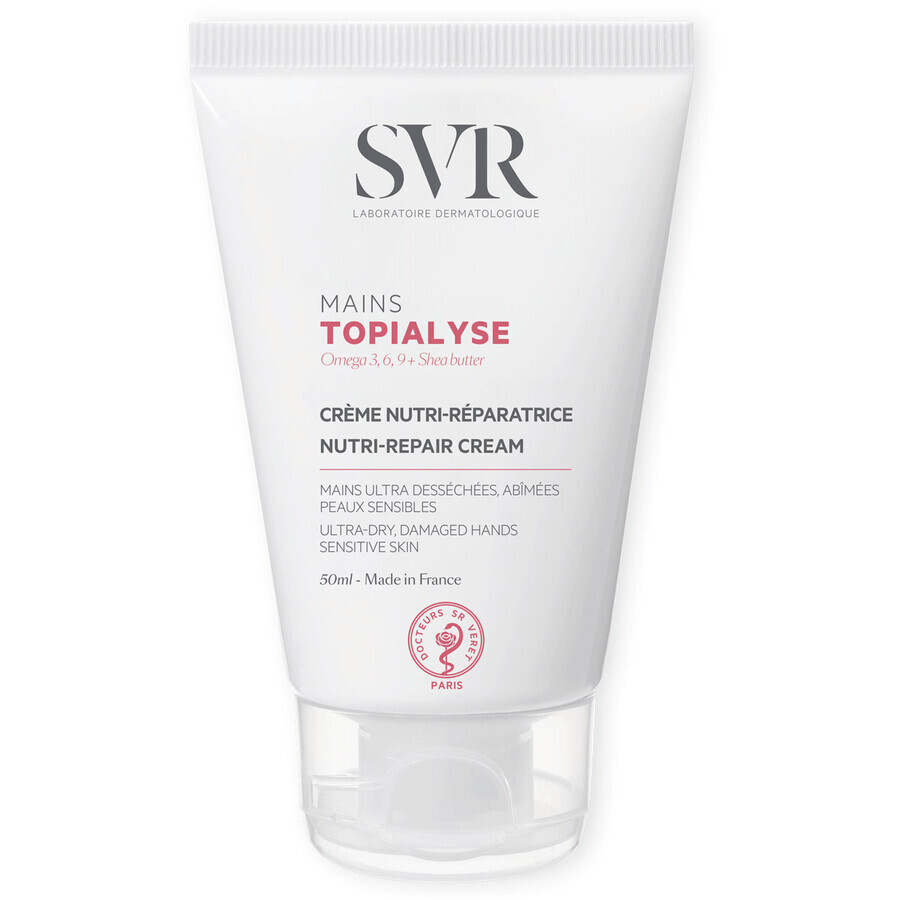 Buy SVR Topialyse Mains, Nourishing and regenerating hand cream, 50 ml SVR Topialyse Mains, Nourishing and regenerating hand cream, 50 ml