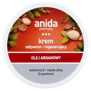 Anida, crème nourrissante et régénérante à l'huile d'argan, 125 ml
