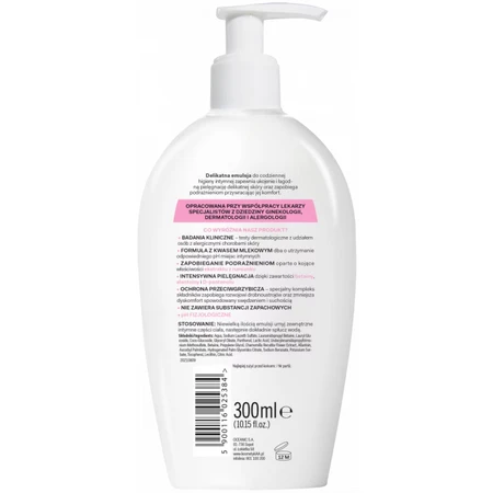 AA Intymna Sensitive, emulsion for intimate hygiene, soothing and protective, dispenser, 300 ml