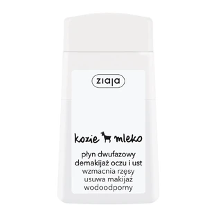 Ziaja Goat Milk, liquide biphasé pour démaquiller les yeux et les lèvres, 120 ml