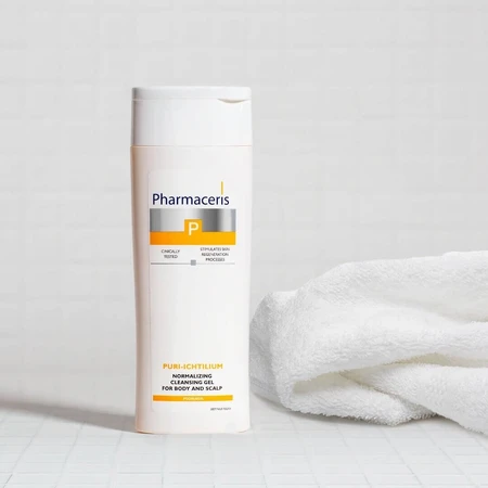 Pharmaceris P Puri-Ichtilium, Waschgel für Körper und Kopfhaut, 250 ml