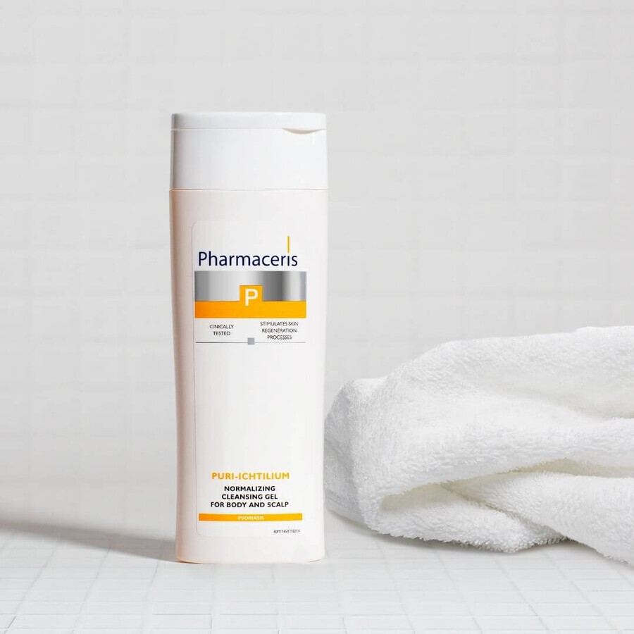 Pharmaceris P Puri Ichtilium, Cleansing gel for body and scalp, 250 ml