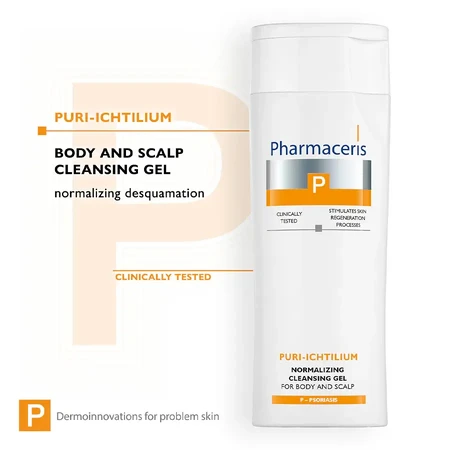 Pharmaceris P Puri-Ichtilium, Waschgel für Körper und Kopfhaut, 250 ml