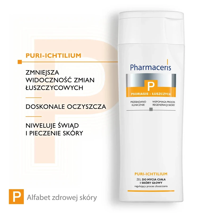 Pharmaceris P Puri-Ichtilium, Waschgel für Körper und Kopfhaut, 250 ml