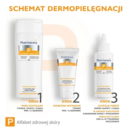 Pharmaceris P Puri-Ichtilium, Waschgel für Körper und Kopfhaut, 250 ml