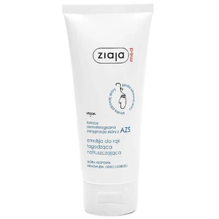 Ziaja Med, AZS Dermatological Treatment, verzachtende en hydraterende handemulsie, 100 ml