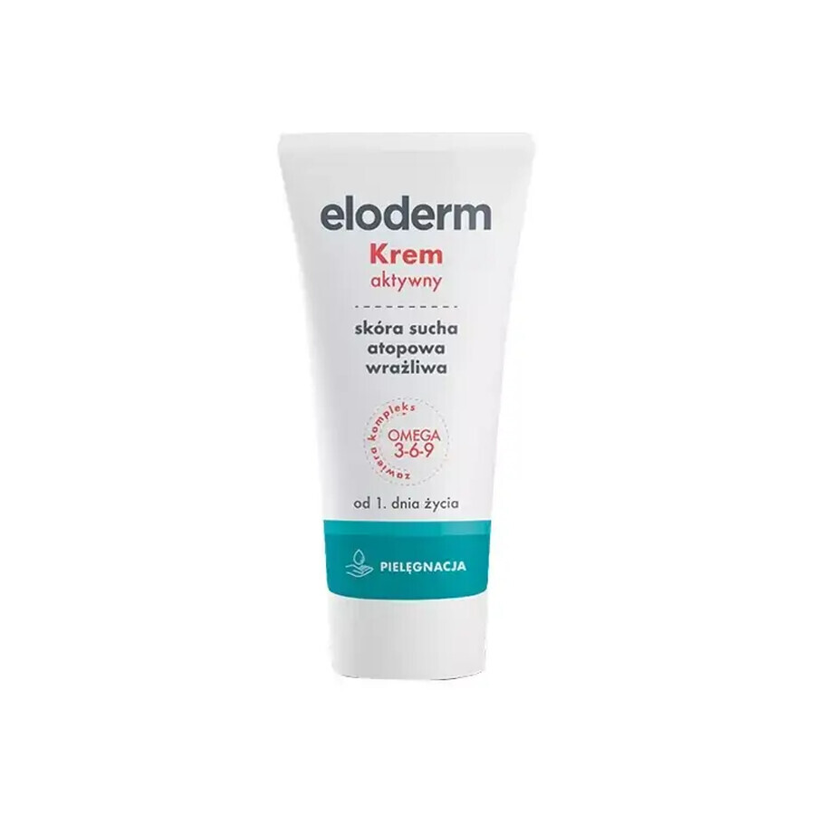 Eloderm, cremă activă din prima zi de viață, 75 ml