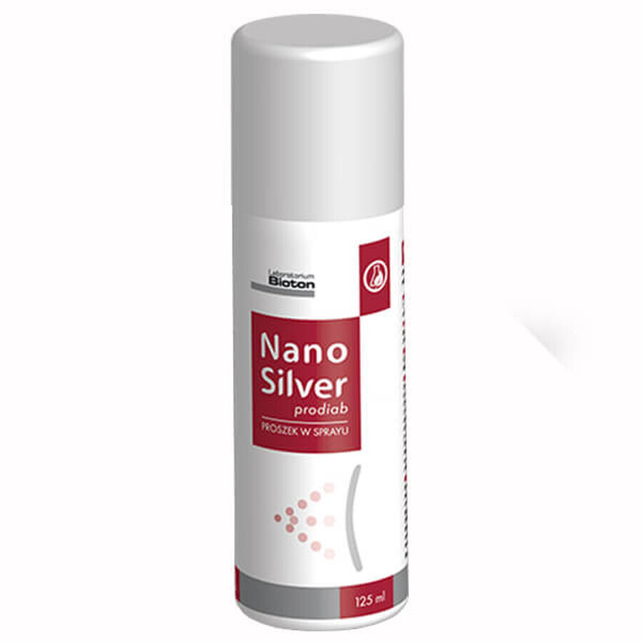 Buy Bioton NanoSilver Prodiab, powder spray, 125 ml Bioton NanoSilver Prodiab, powder spray, 125 ml