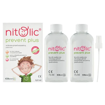 Pipi Nitolic Prevent Plus, espray para la protección contra los piojos, 150 ml