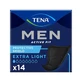 Tena Men Active Fit, semelles anatomiques pour hommes, Extra Light Black, 14 pièces