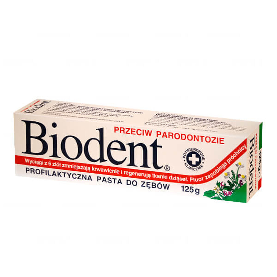 Winkel op Biodent, tandpasta tegen parodontitis, 125 g Biodent, tandpasta tegen parodontitis, 125 g