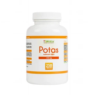 MyVita Potassium, citrato de potasio, 250 comprimidos