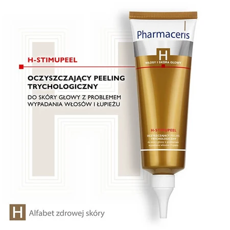 Pharmaceris H Stimupeel, Trichological Cleansing Scrub for Scalp, Hair Loss and Dandruff, 125ml