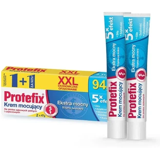 Protefix, Fixiercreme für Prothesen, extra stark, 2 x 47 g