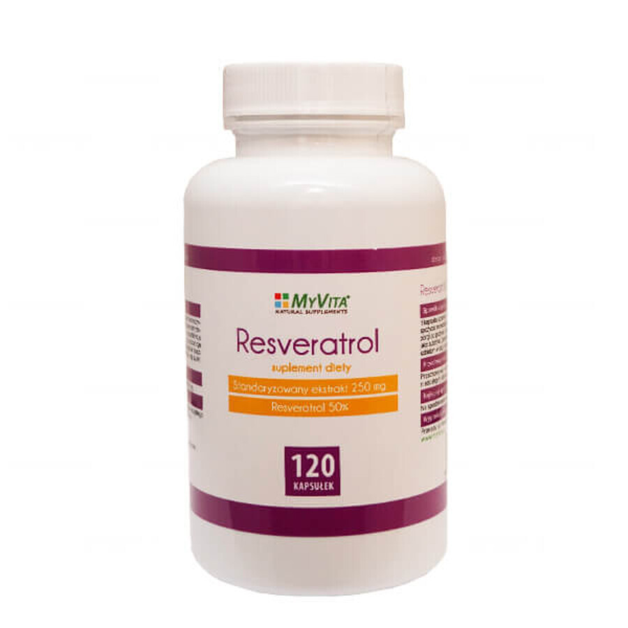 Winkel op MyVita Resveratrol, 120 capsules MyVita Resveratrol, 120 capsules