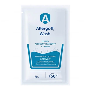 Allergoff, líquido para tejidos, neutralizador de alérgenos, ampollas, 6 x 20 ml