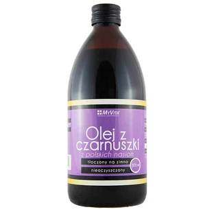 MyVita Black cumin oil, cold pressed, unrefined, 500 ml