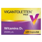 Vigantoletten Max, vitamina D3 2000 UI, 120 cápsulas