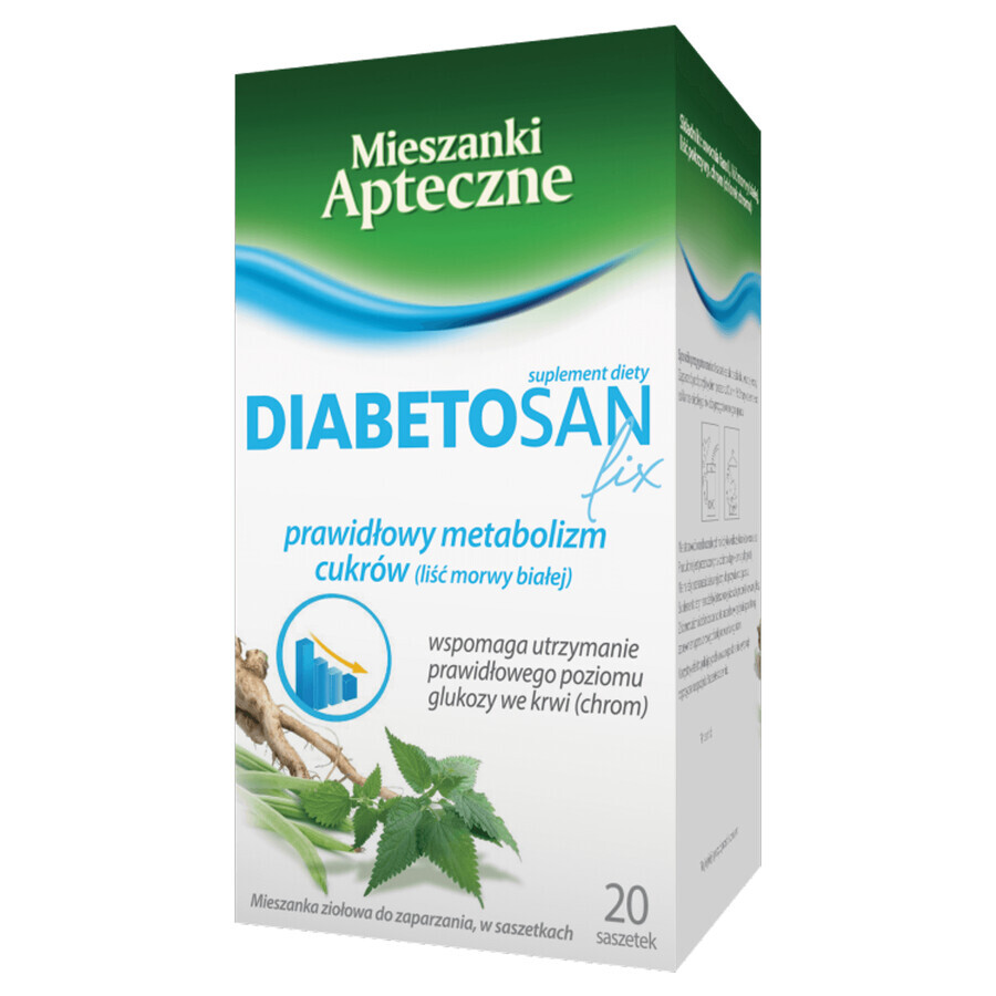 Cumpără Diabetosan Fix, 20 de pliculețe Diabetosan Fix, 20 de pliculețe