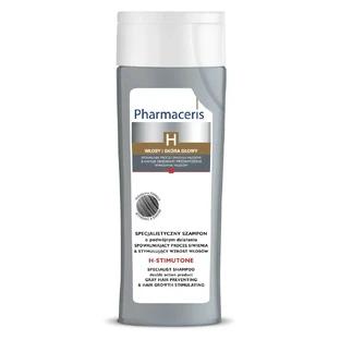 Pharmaceris H, Stimutone, shampooing pour ralentir le processus de grisonnement et stimuler la croissance des cheveux, 250 ml