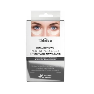 L'Biotica Home Spa, hyaluron ooglapjes, intens hydraterend, 3 x 2 stuks