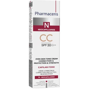 Pharmaceris N Capilar-Tone CC, crème tonifiante, peaux vasculaires et hyper-réactives, SPF 30, 40 ml