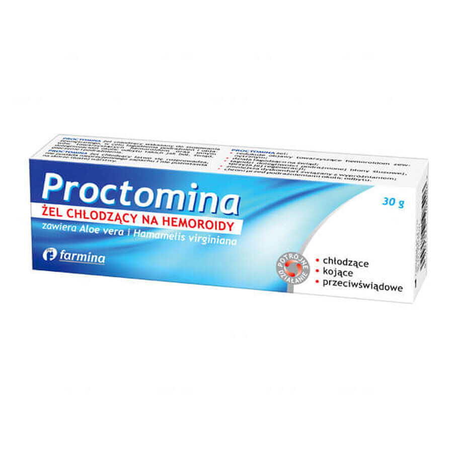 Comprar Proctomina, gel refrescante para las hemorroides, 30 g Proctomina, gel refrescante para las hemorroides, 30 g