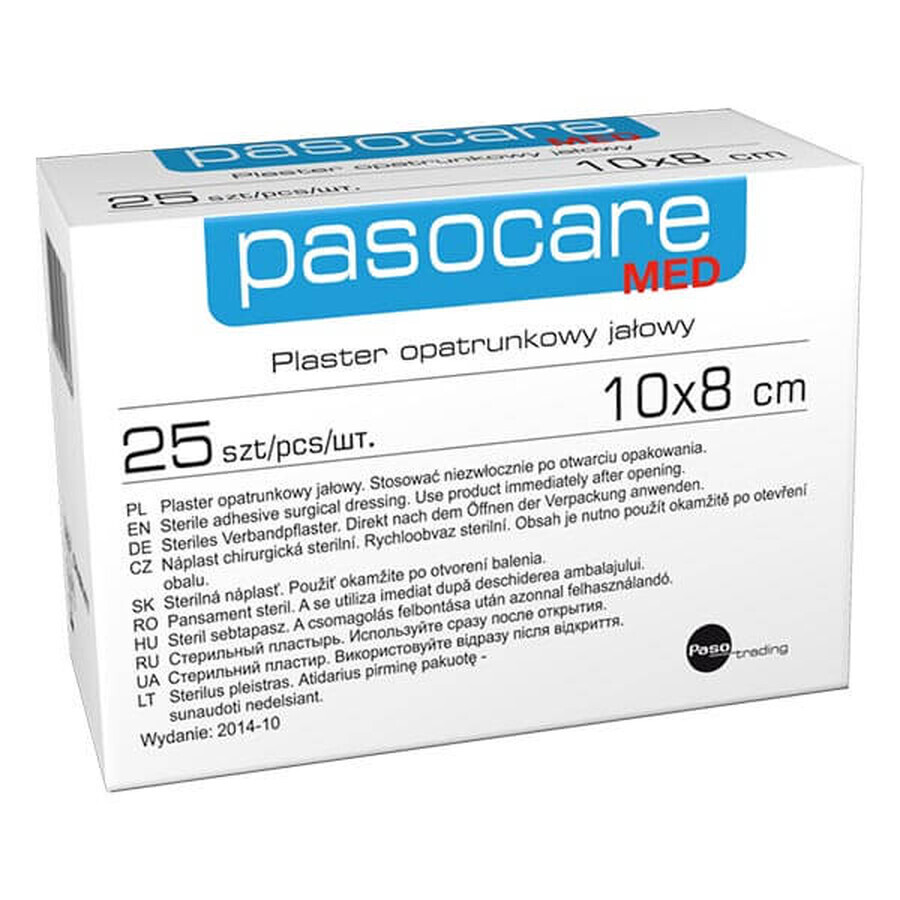 Shop Wundverband Pasocare Med, steril, 10 cm x 8 cm, 1 Stück Wundverband Pasocare Med, steril, 10 cm x 8 cm, 1 Stück