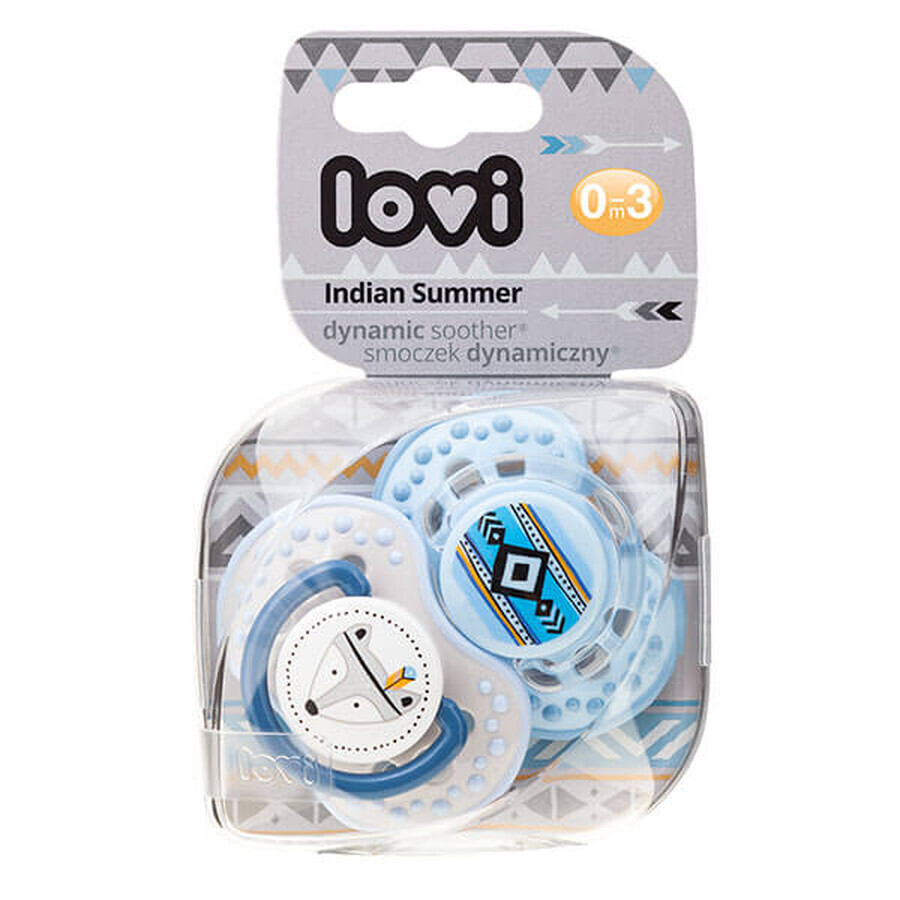Comprar Lovi, chupete dinámico Indian Summer, niño, de 0 a 3 meses, 2 piezas Lovi, chupete dinámico Indian Summer, niño, de 0 a 3 meses, 2 piezas