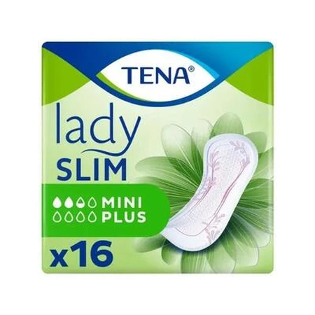 Tena Lady Slim, compresas, Mini Plus, 16 unidades