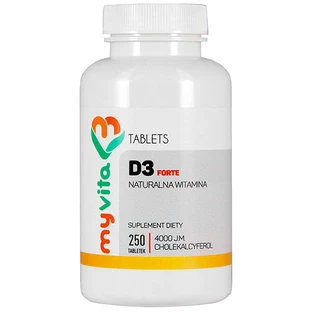 MyVita Vitamine D3 4000 IE Forte, 250 tabletten