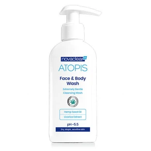 Novaclear Atopis, Washing gel for face and body, 500 ml